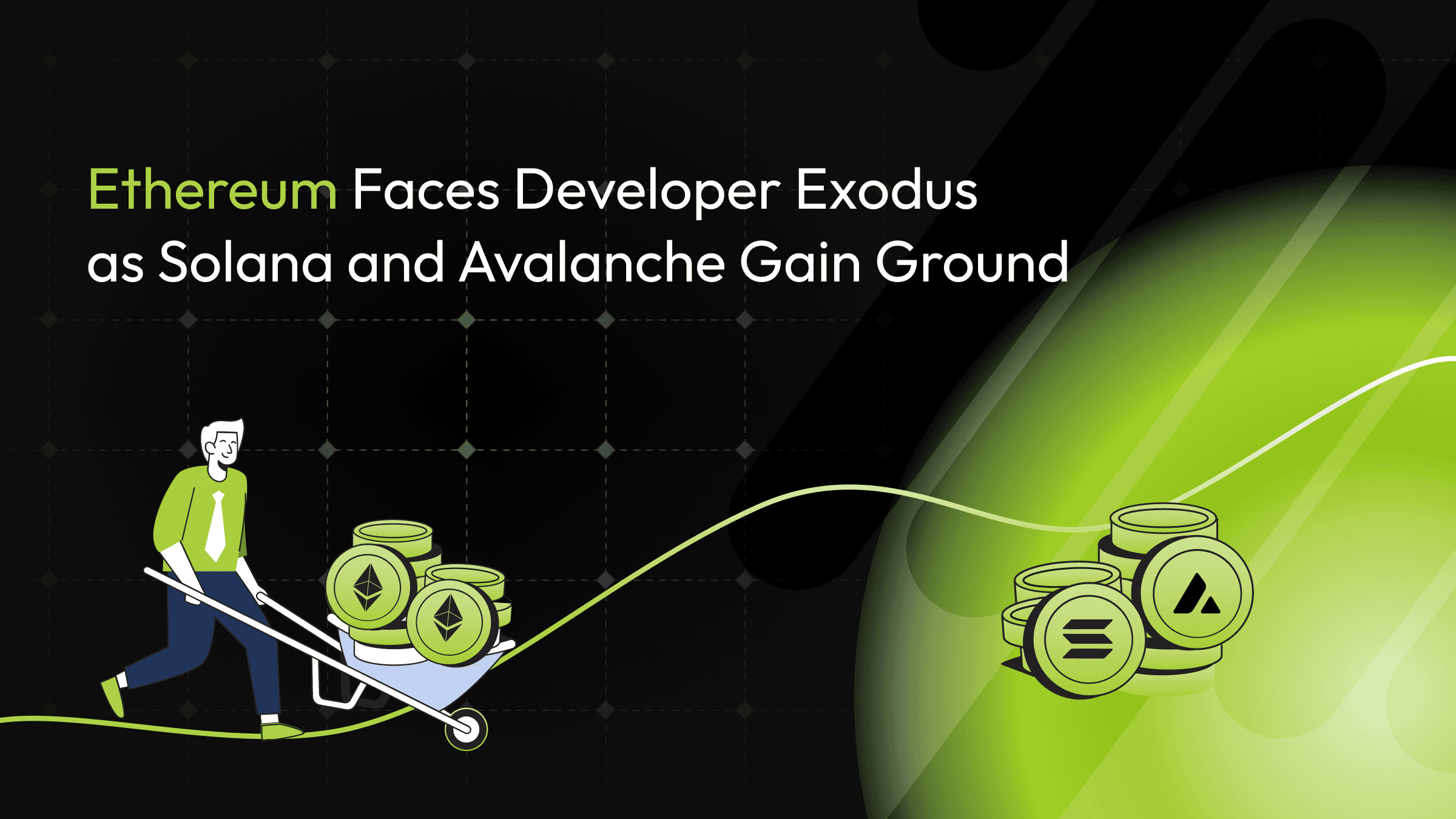 Ethereum Faces Developer Exodus as Solana and Avalanche Gain Ground