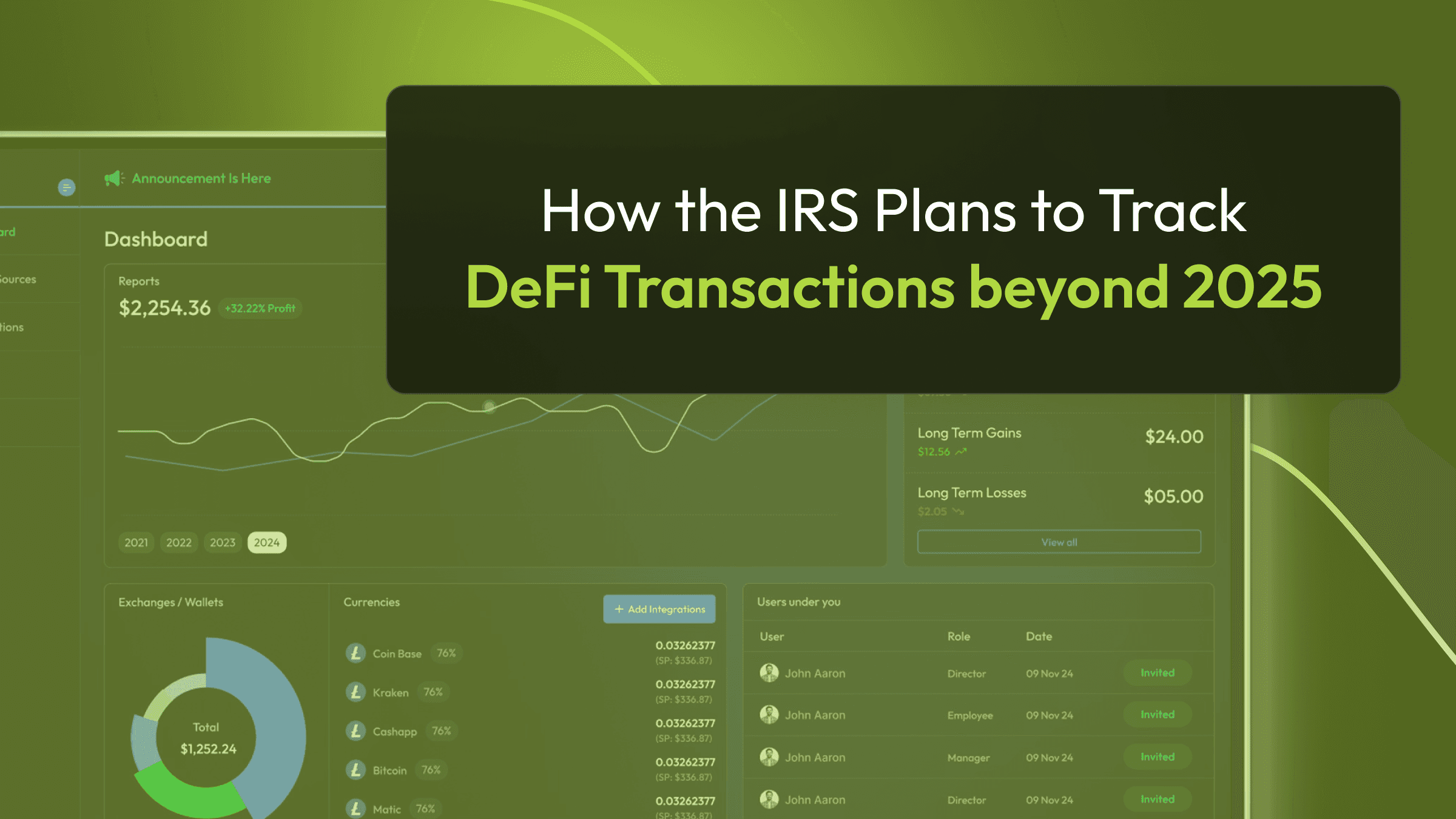 How the IRS Plans to Track DeFi Transactions beyond 2025